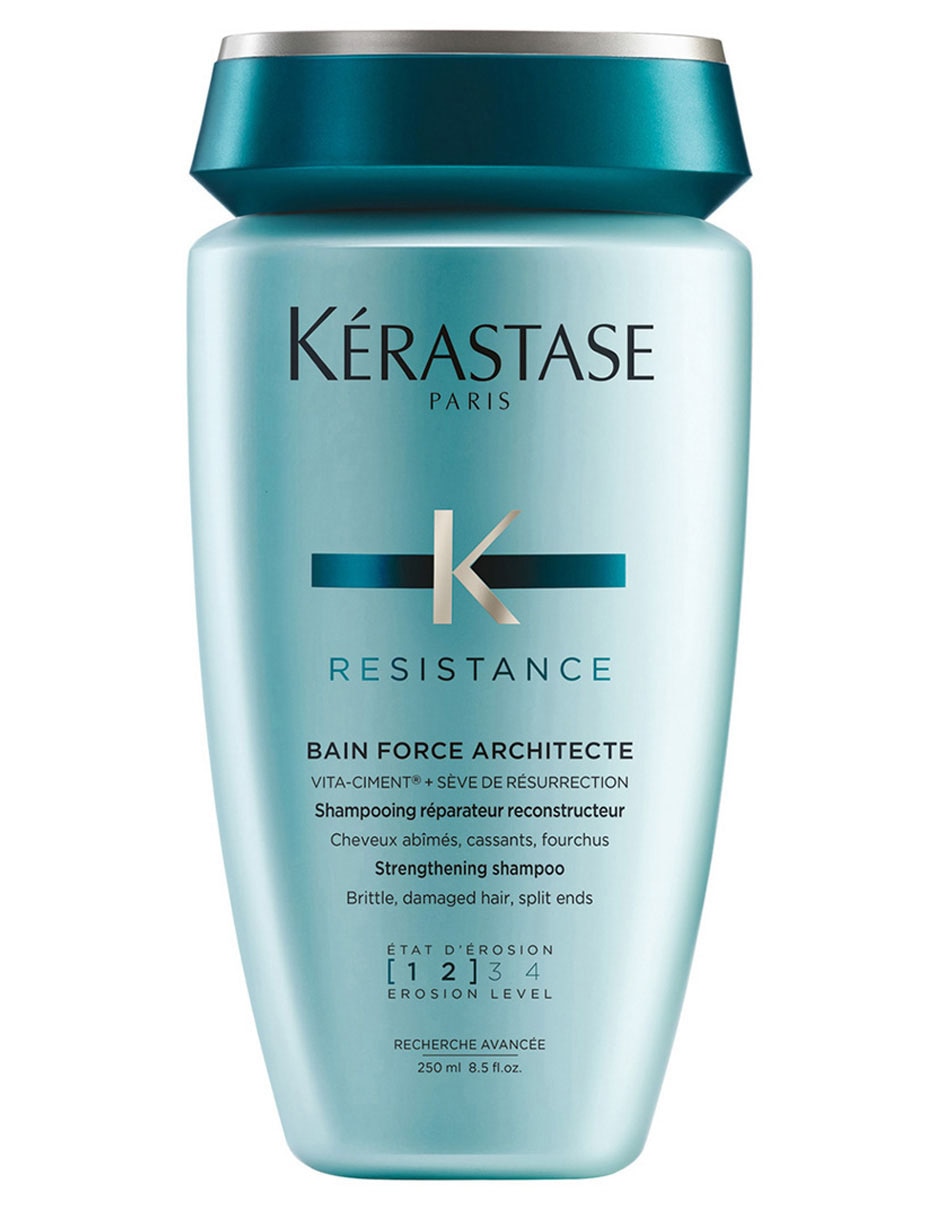 Shampoo reparador para cabello Bain Force Architecte Resistance 250 ml