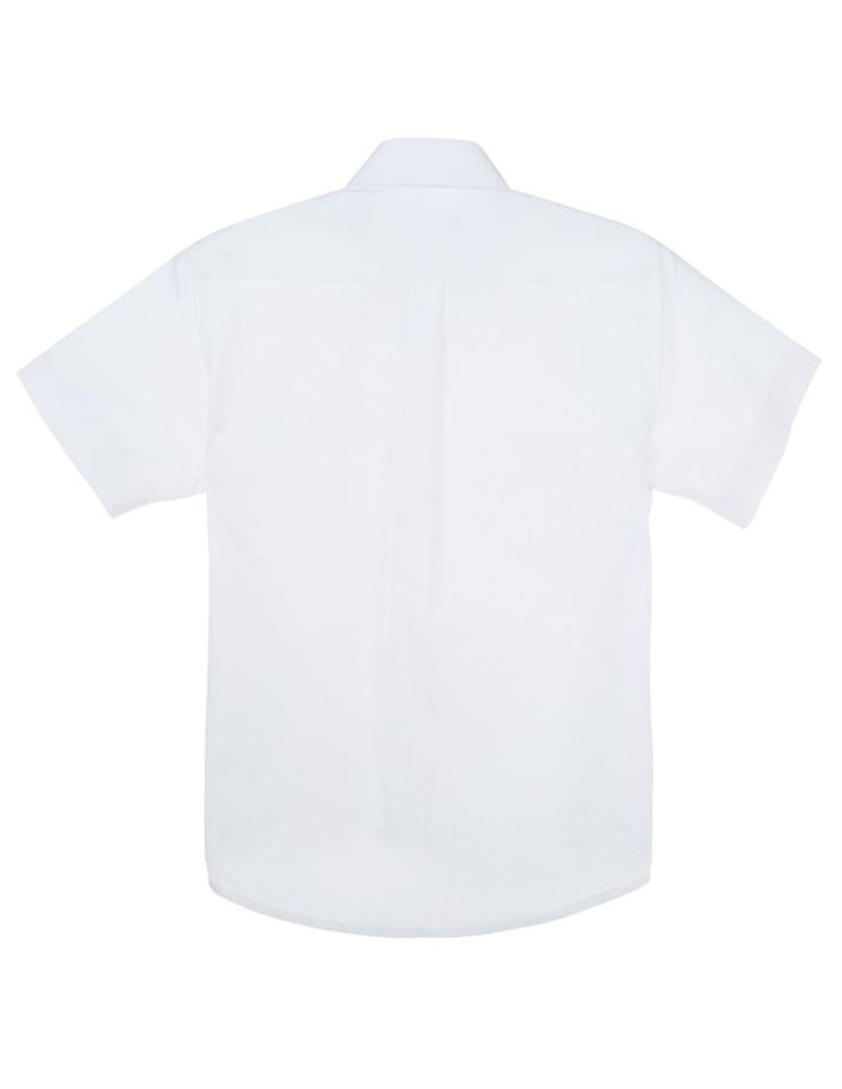 Camisa de vestir de algodón manga corta para niño