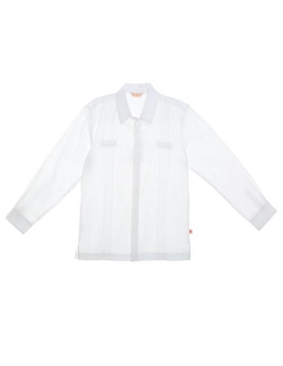 Guayabera manga larga para niño