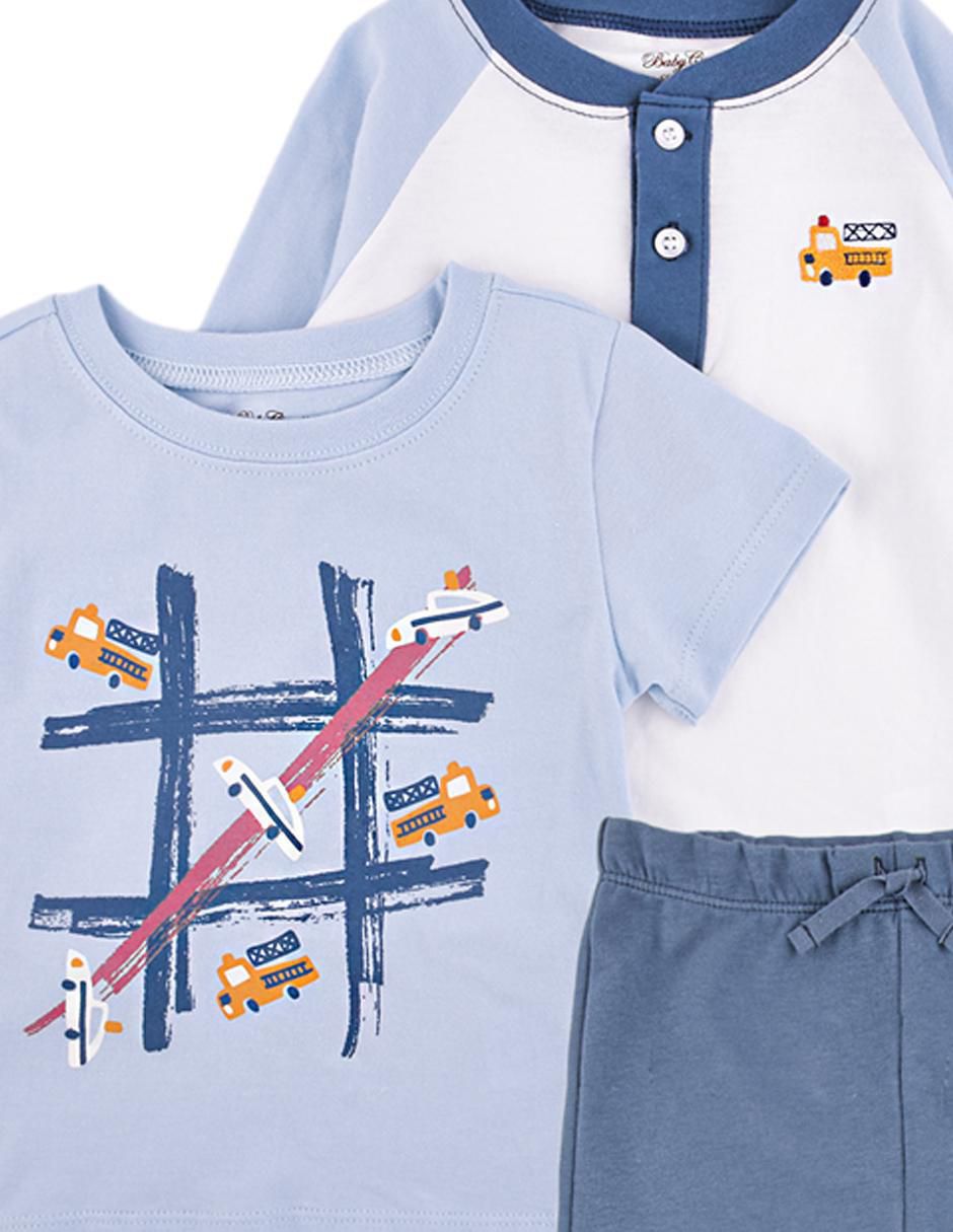 Conjunto pants Baby de algodón para niño 3 piezas
