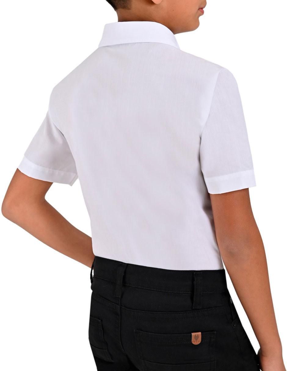 Camisa casual de algodón manga corta para niño