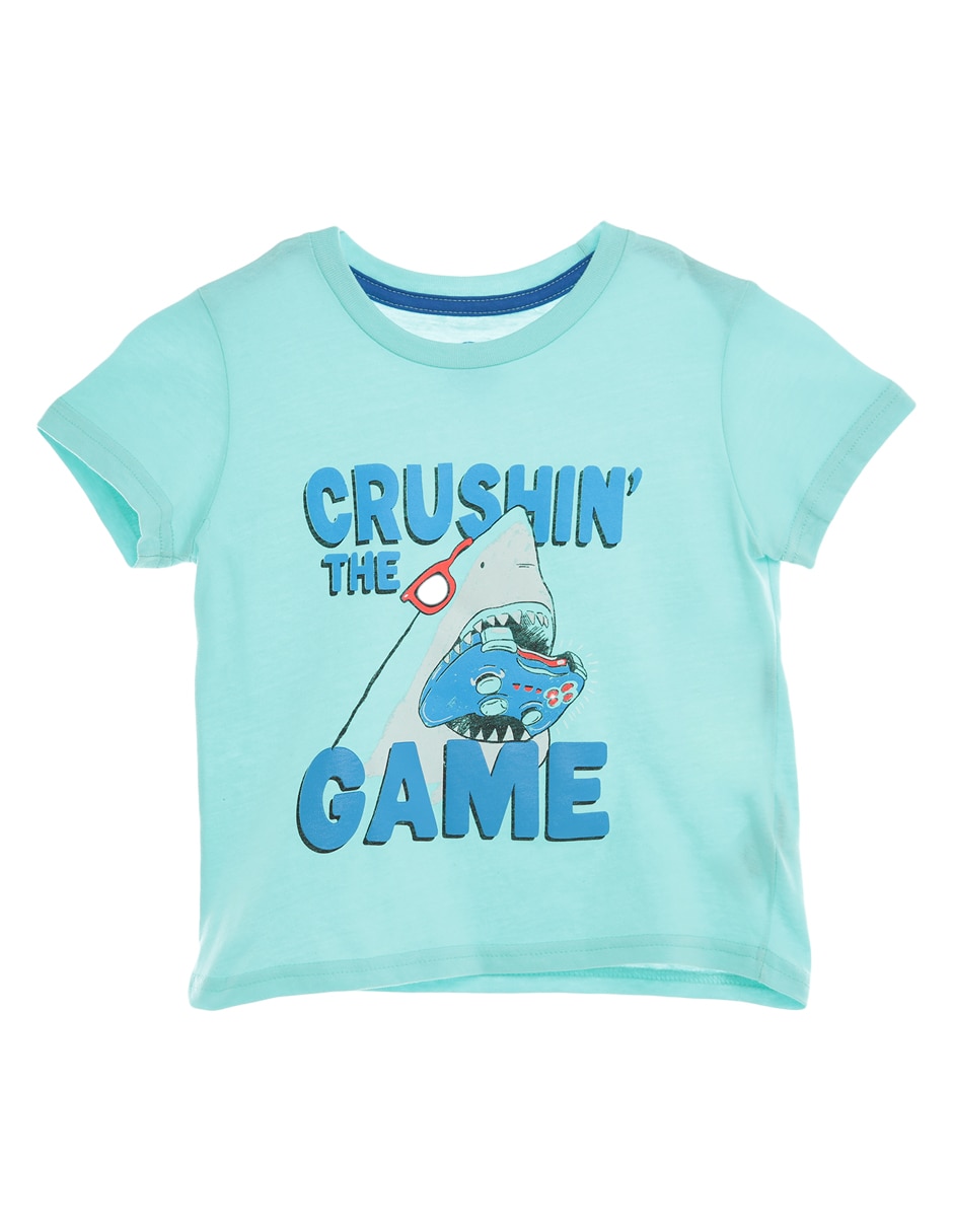 Playera manga corta para niño