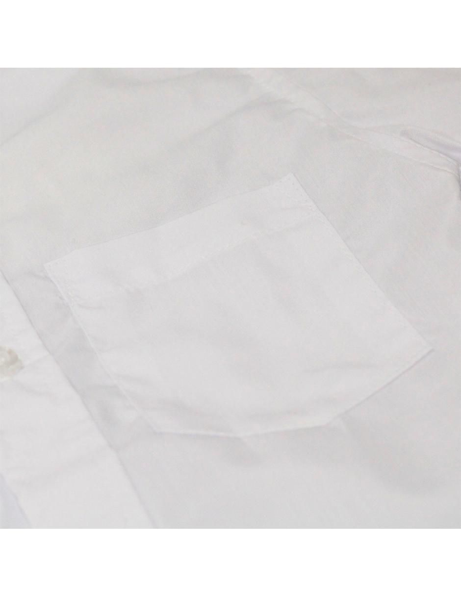 Camisa escolar de algodón y poliéster manga corta para niño 3