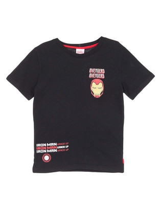 Playera Iron Man manga corta para niño