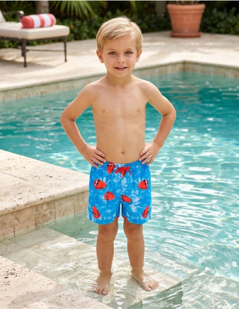 Traje de baño short rolling stones para niño Traje de baño short rolling stones para niño