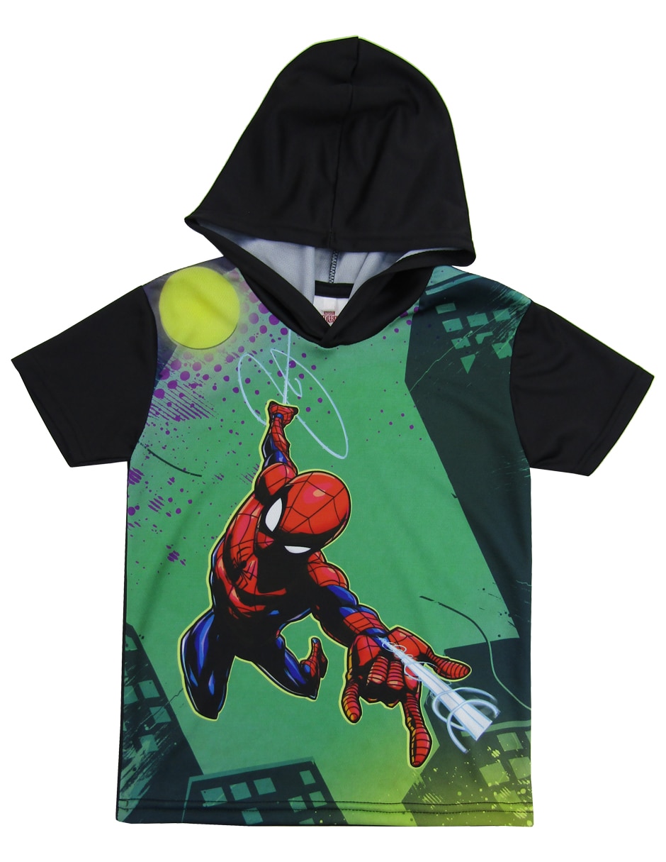 Playera Spider-Man manga corta para niño