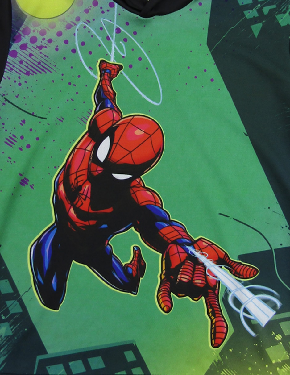 Playera Spider-Man manga corta para niño
