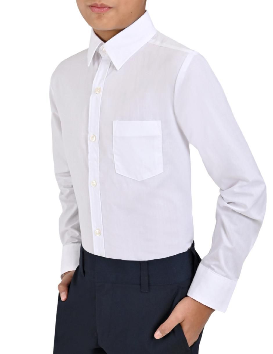 Camisa casual de algodón manga larga para niño 3