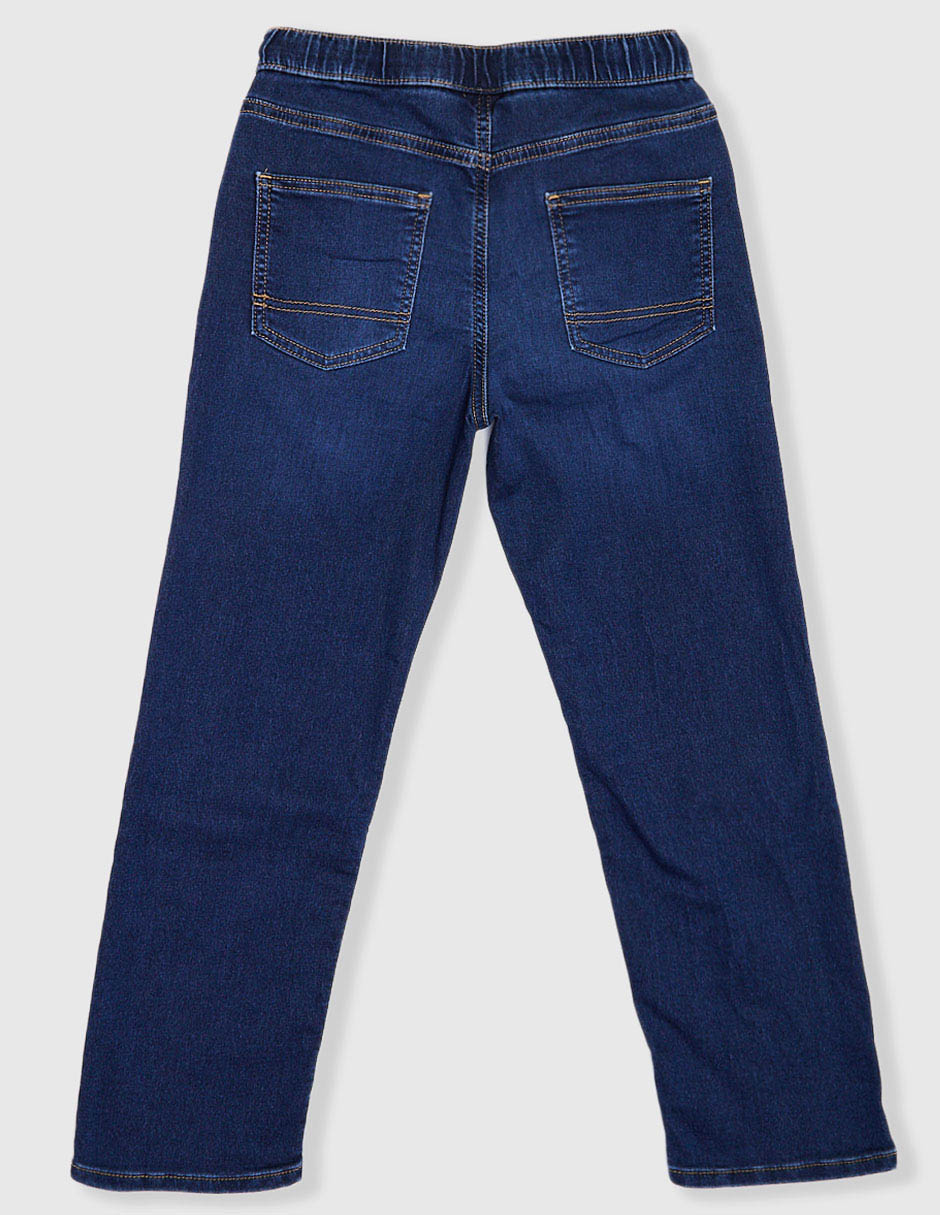 Jeans straight Cat & Jack lavado obscuro para niño