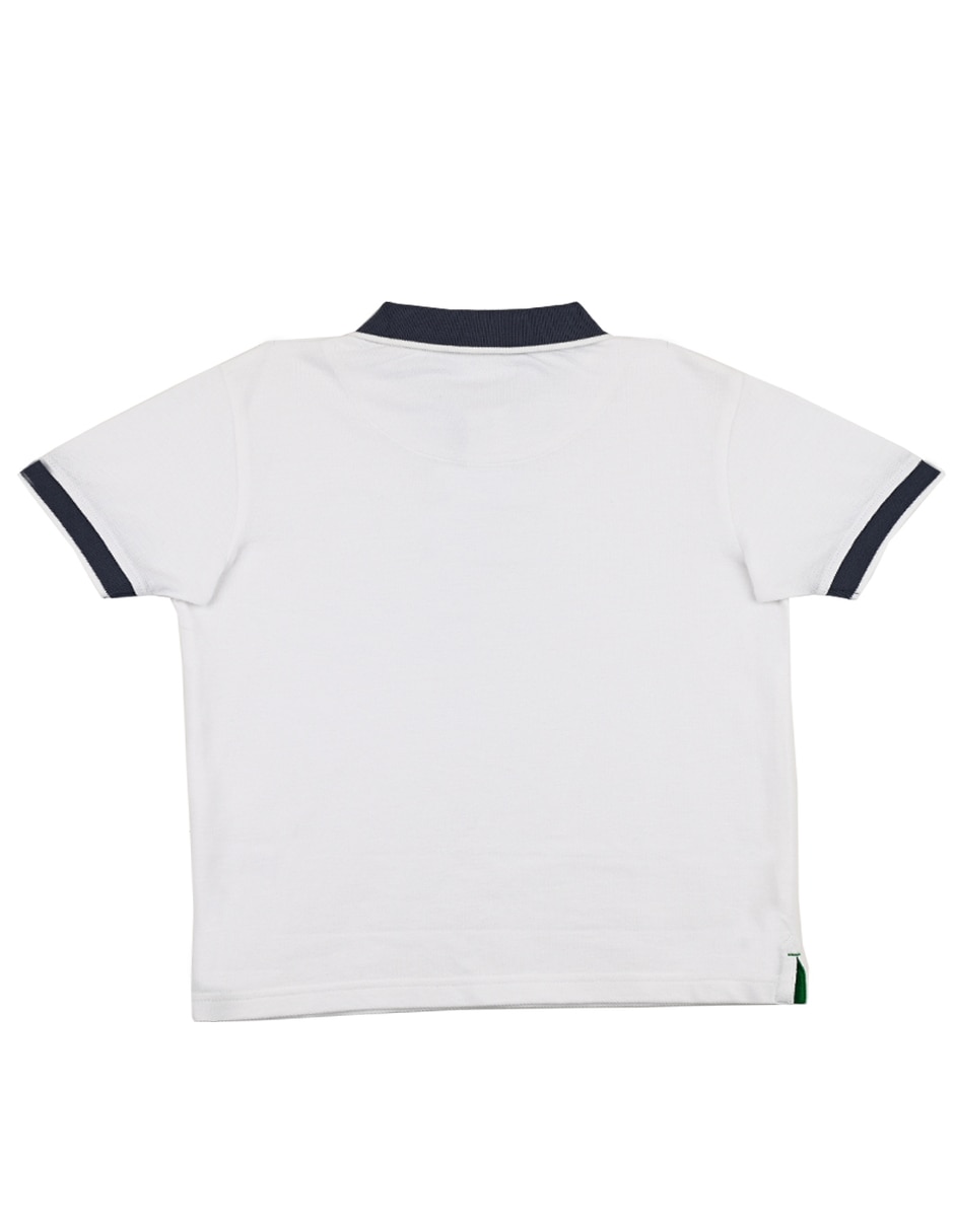 Playera tipo polo Yanai de algodón para bebé niño 2