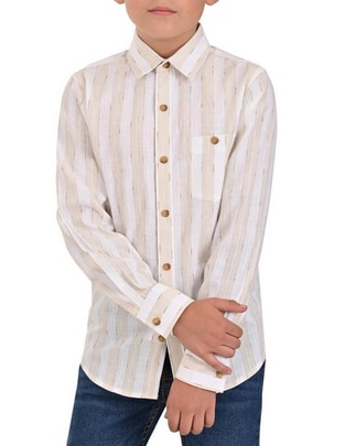 Camisa casual Yale manga larga para niño