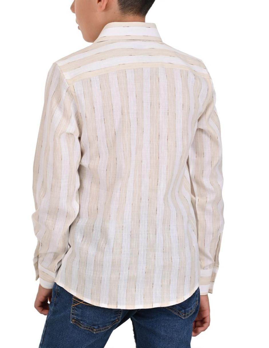 Camisa casual Yale manga larga para niño