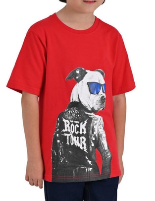 Playera manga corta para niño