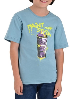 Playera manga corta para niño