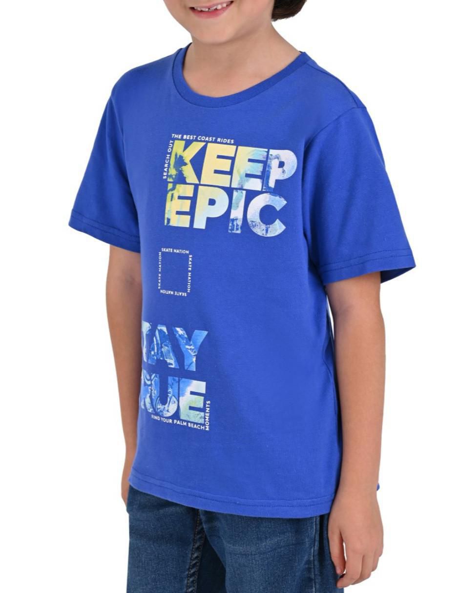 Playera Yale manga corta para niño