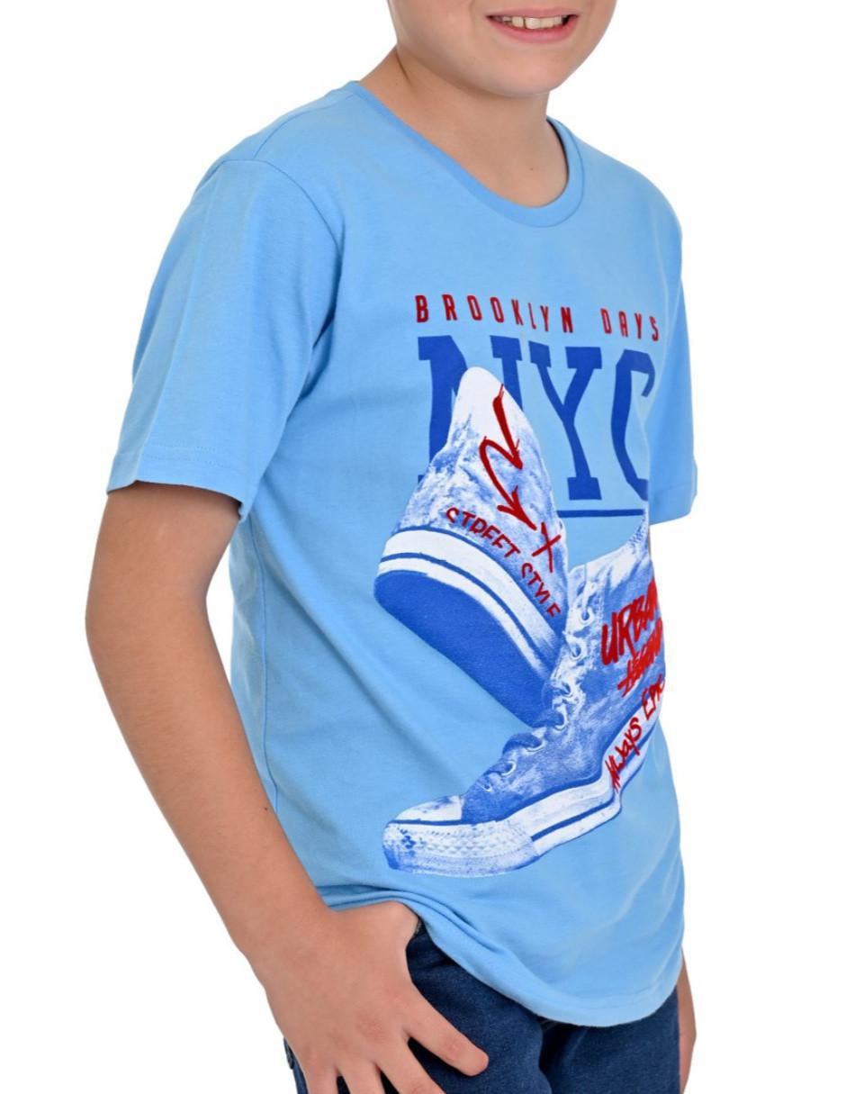 Playera Yale manga corta para niño