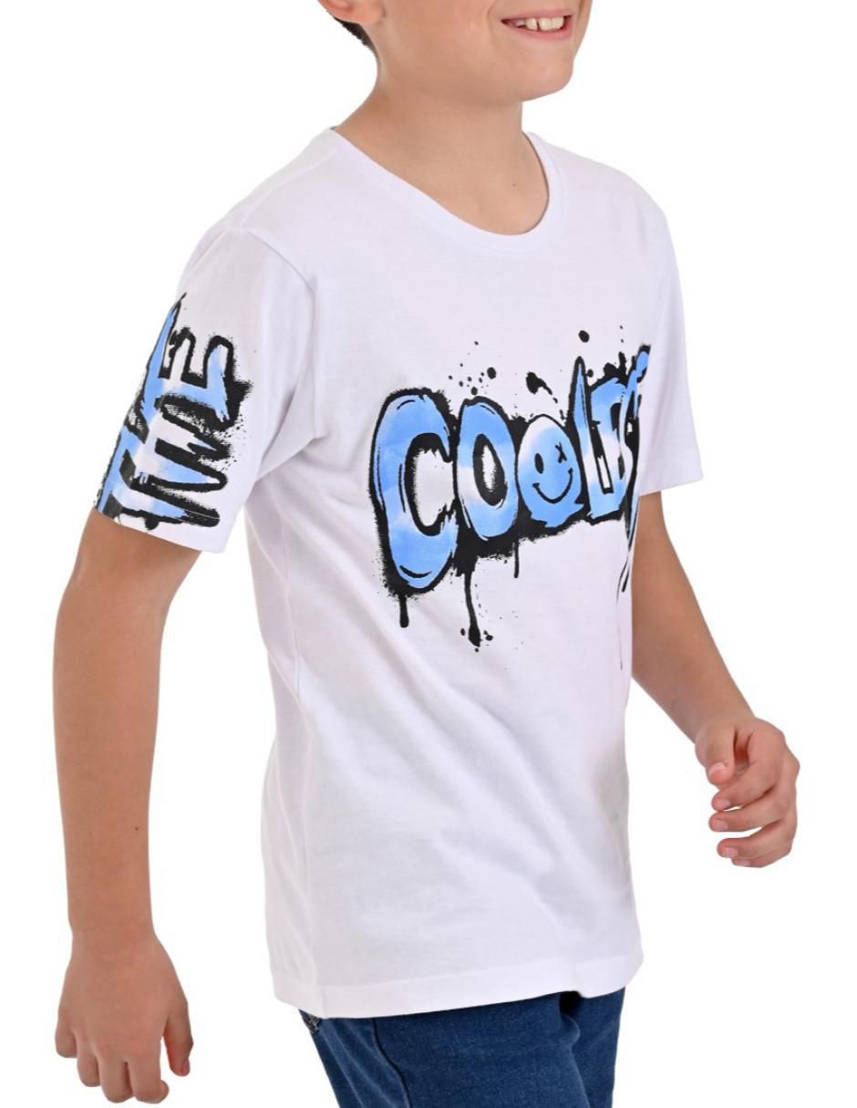 Playera Yale manga corta para niño