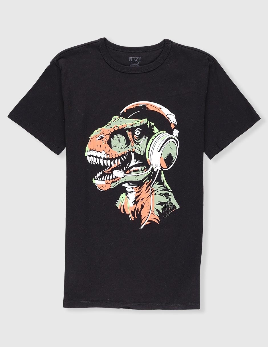 Playera The Childrens Place Dinosaurios manga corta para niño