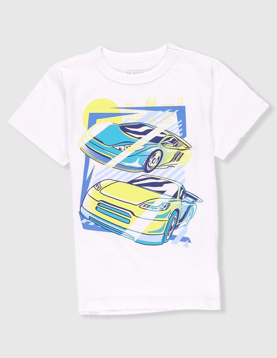 Playera manga corta para niño