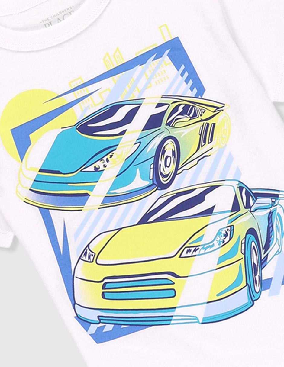 Playera manga corta para niño