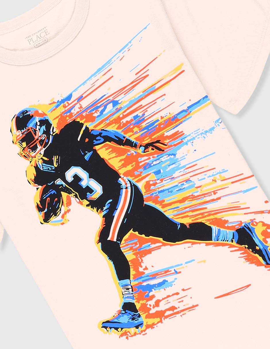 Playera manga corta para niño