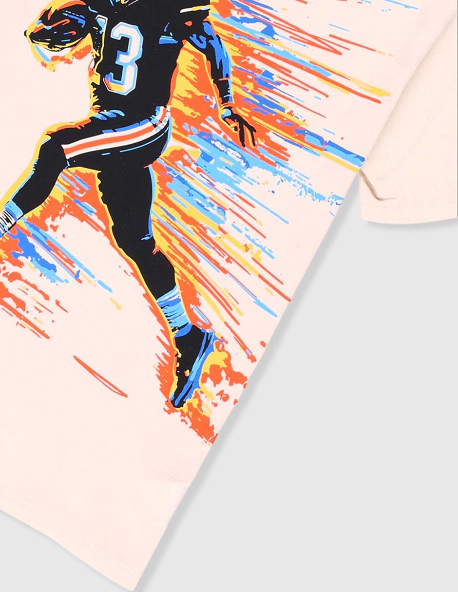 Playera manga corta para niño