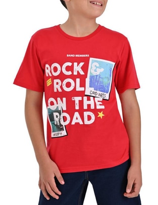 Playera manga corta para niño Playera manga corta para niño