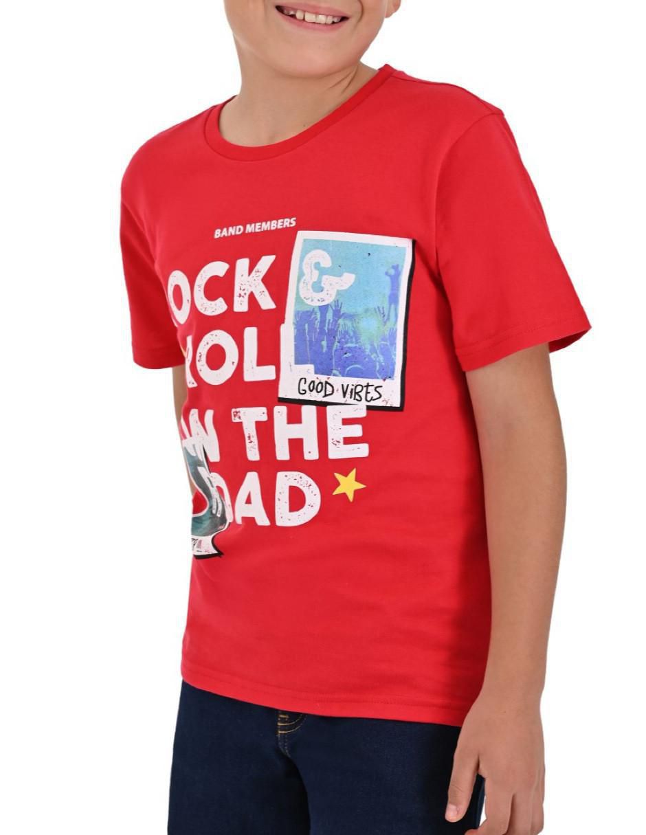 Playera Yale manga corta para niño