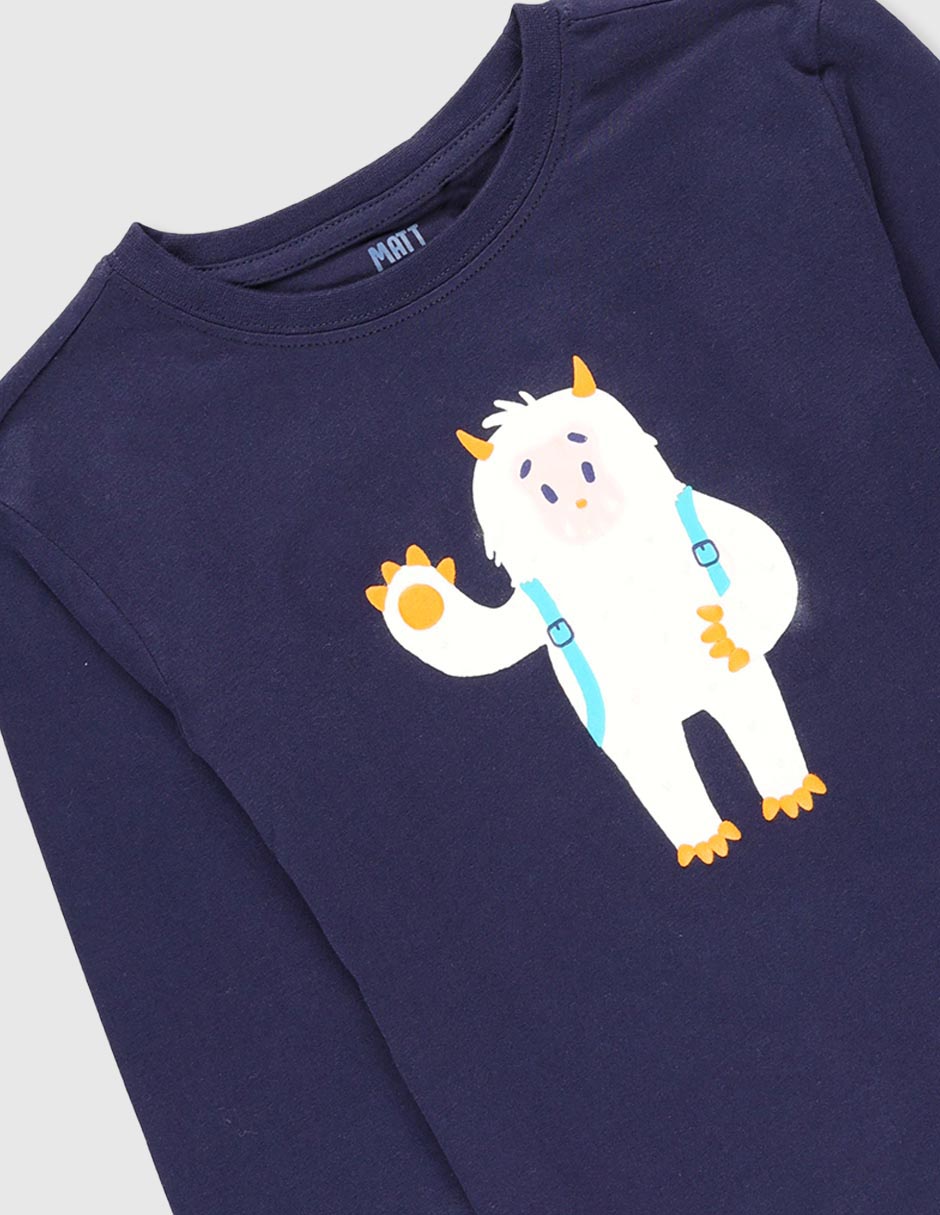 Playera Matt & manga larga para niño 6