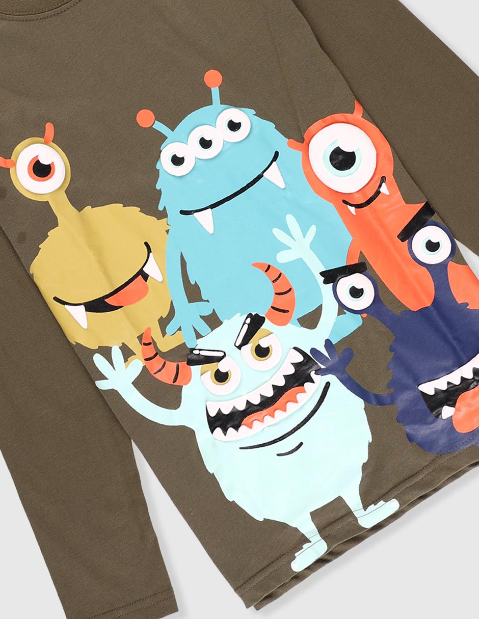 Playera manga larga para niño 3