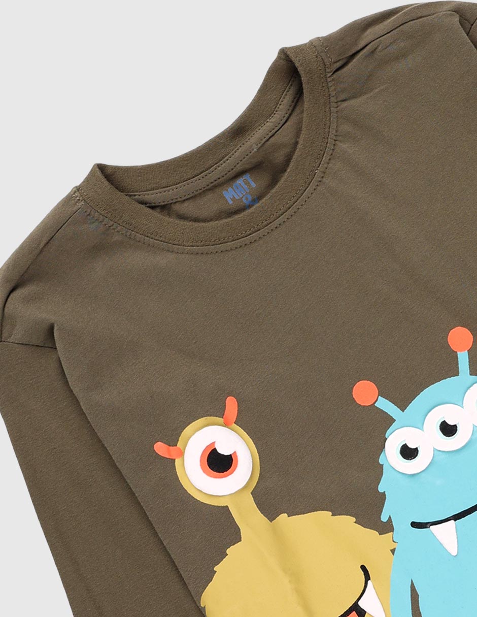 Playera manga larga para niño 4