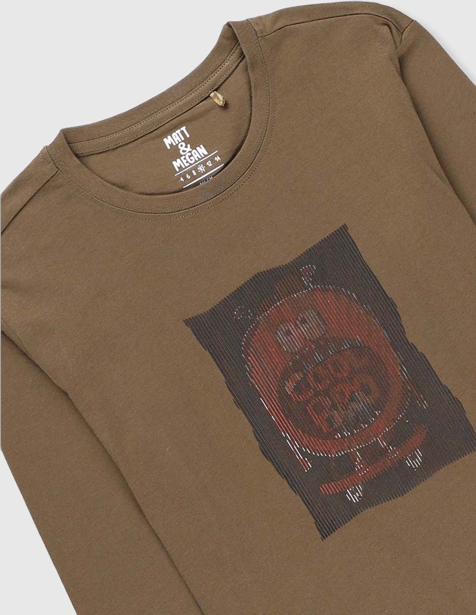 Playera Skate manga larga para niño 6