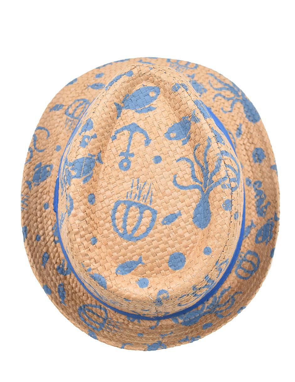Fedora estampado marino Fedora estampado marino