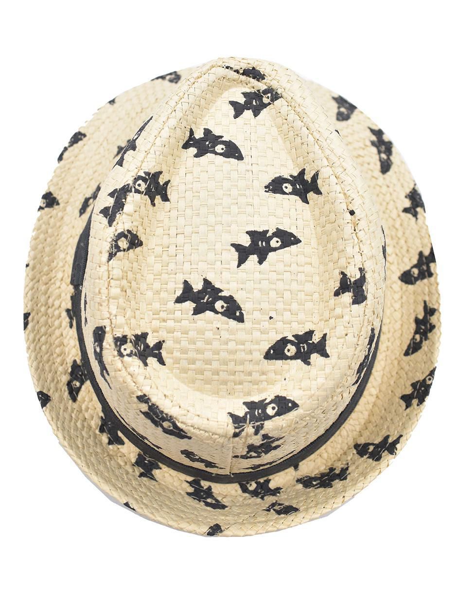 Fedora estampado marino Fedora estampado marino