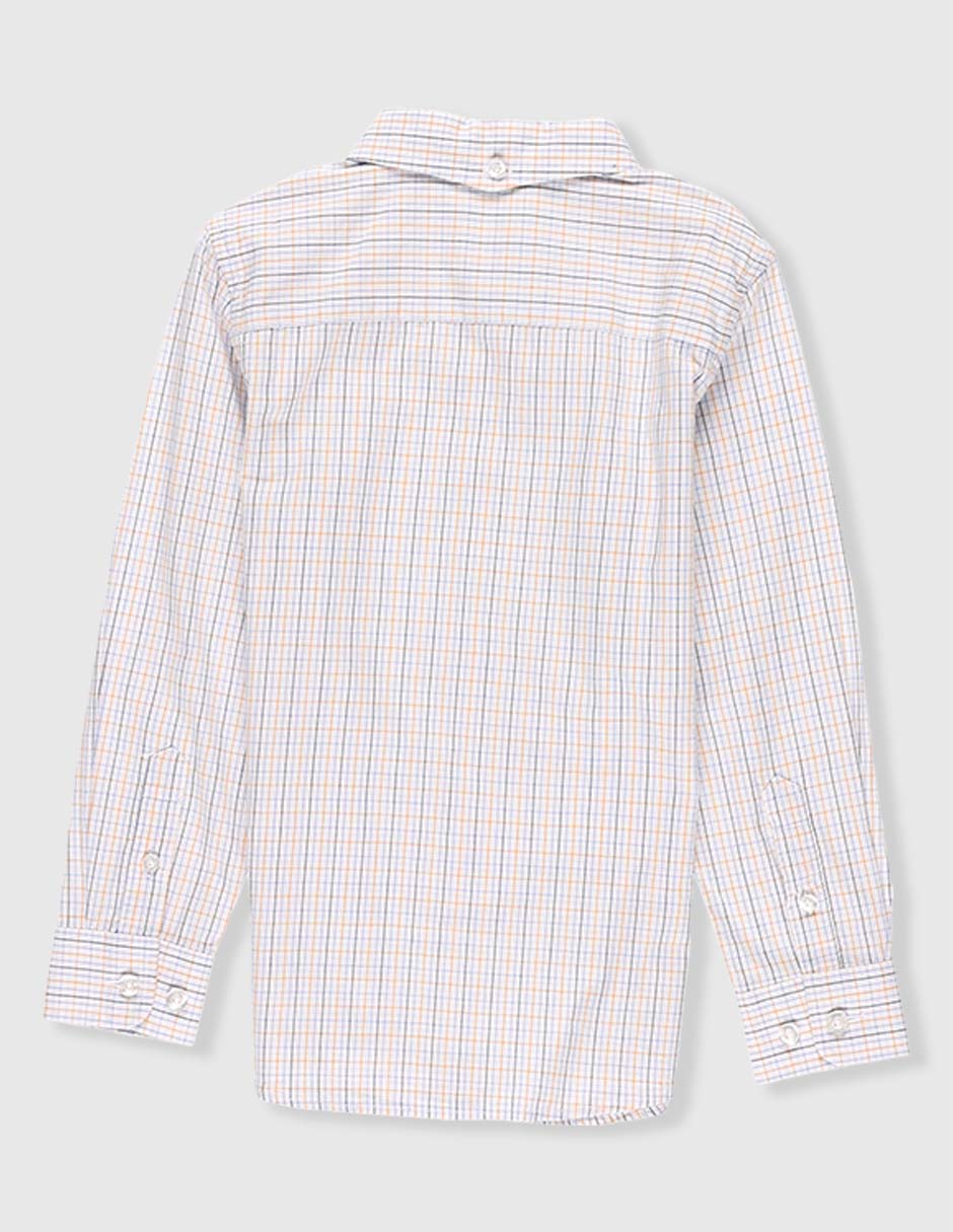 Camisa de vestir Piquenique Collection de algodón manga larga para niño