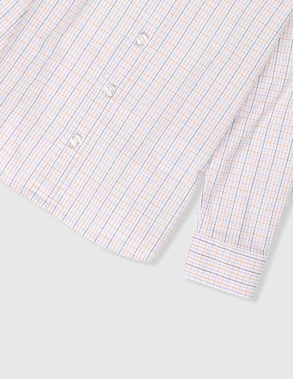 Camisa de vestir Piquenique Collection de algodón manga larga para niño