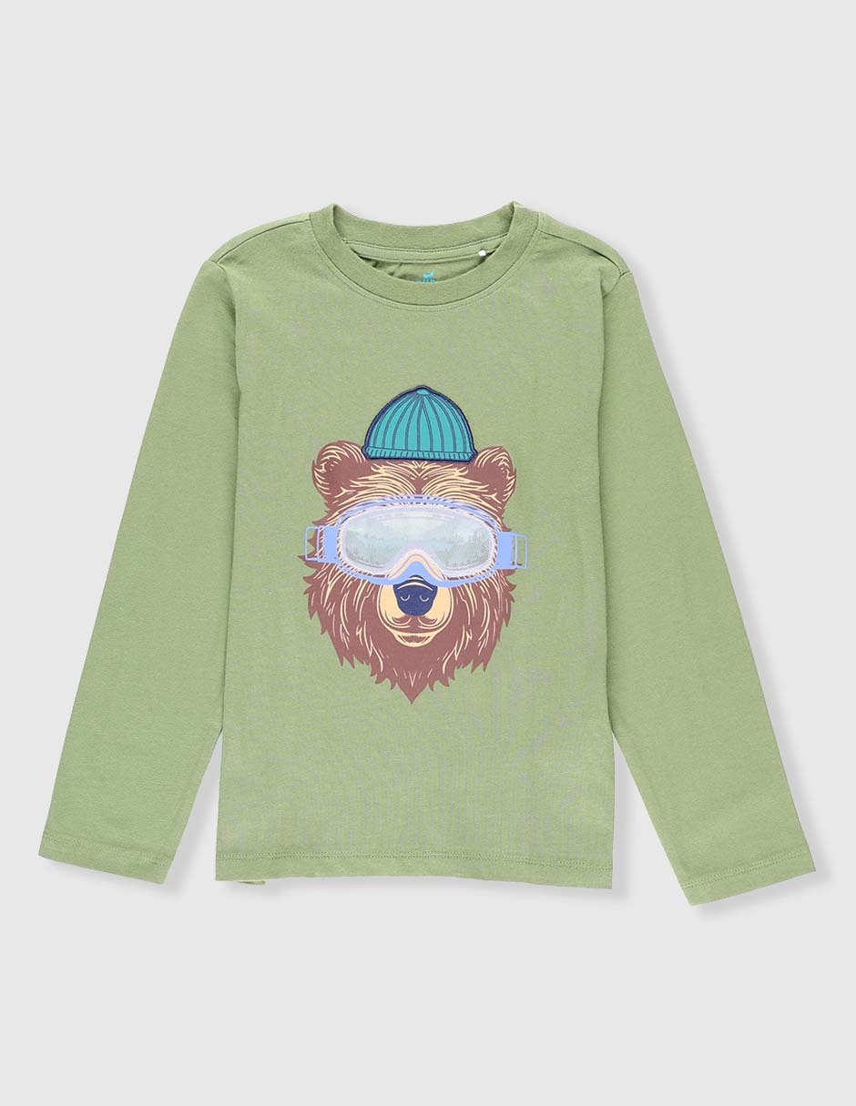 Playera manga larga para niño 1
