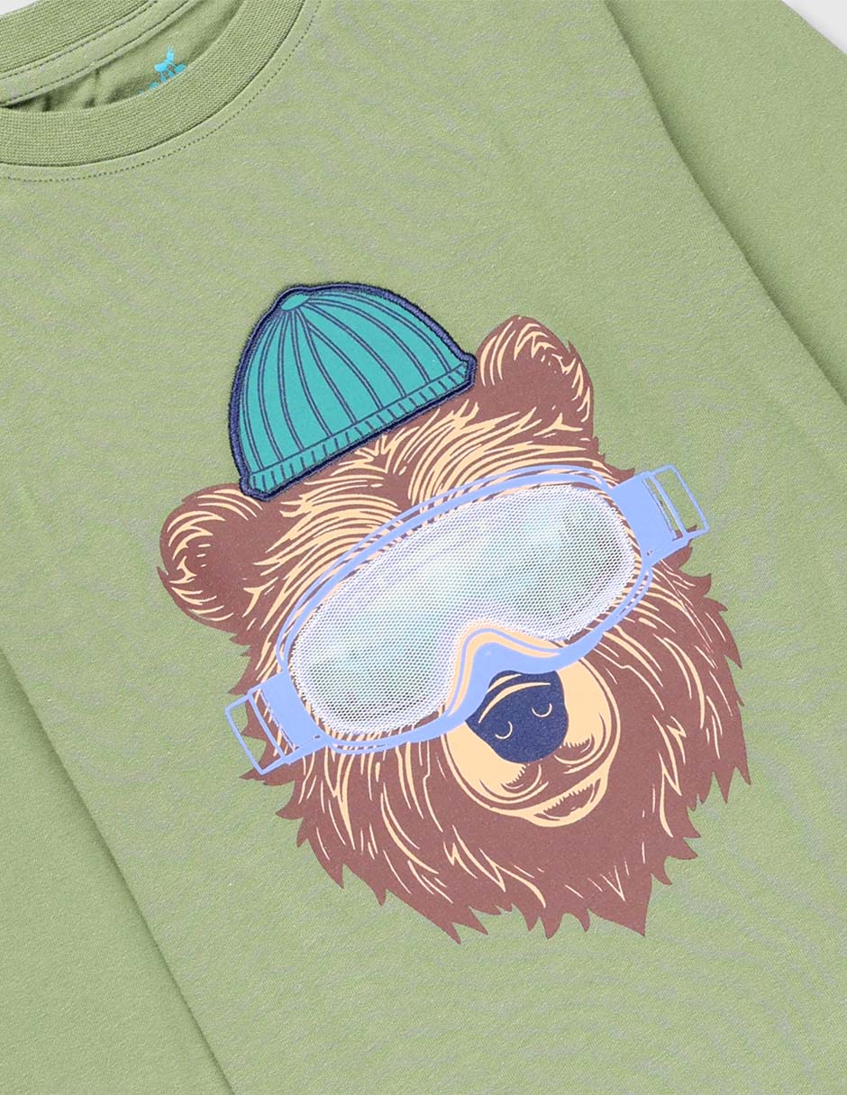 Playera manga larga para niño 6