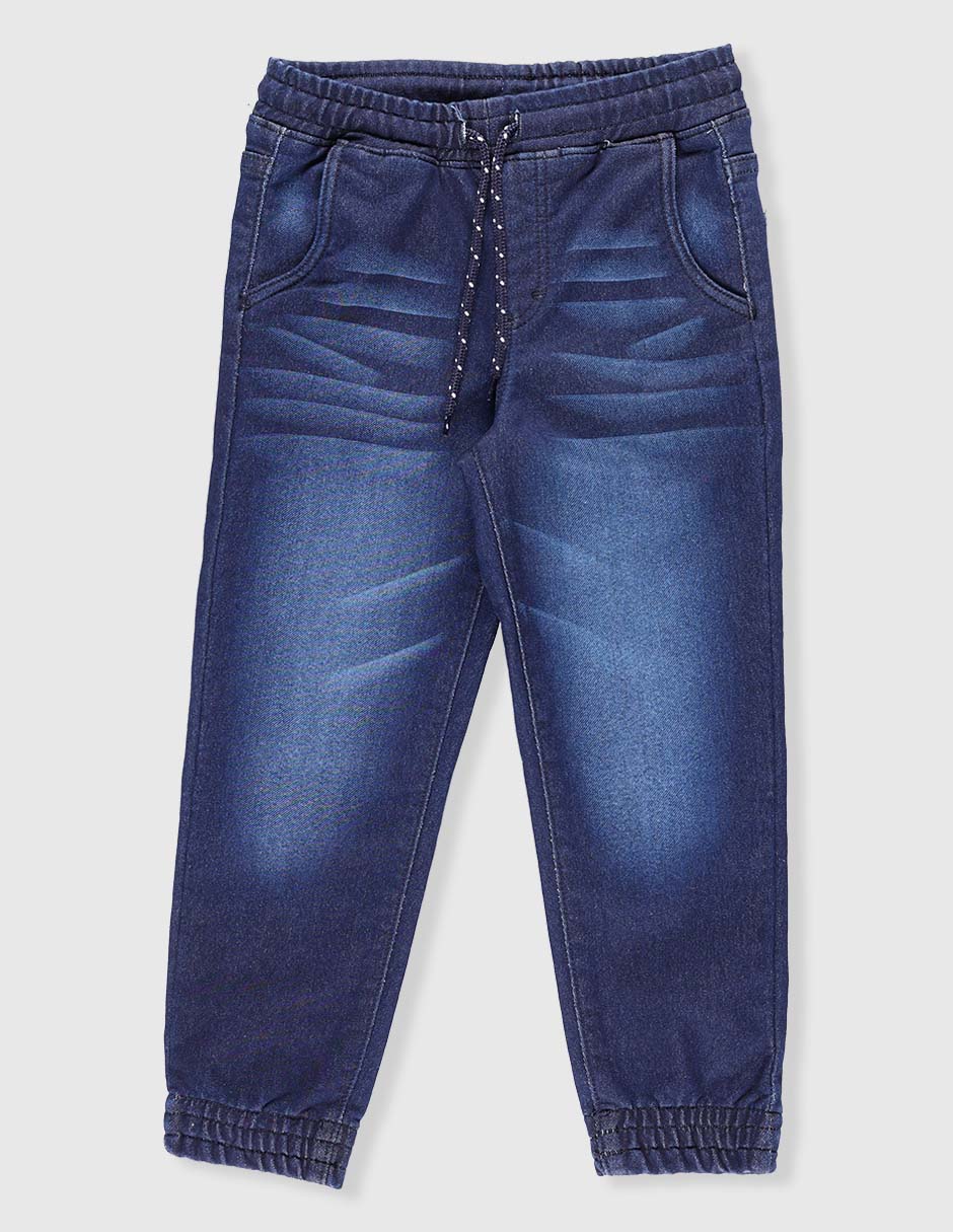 Jeans jogger slim para niño 1