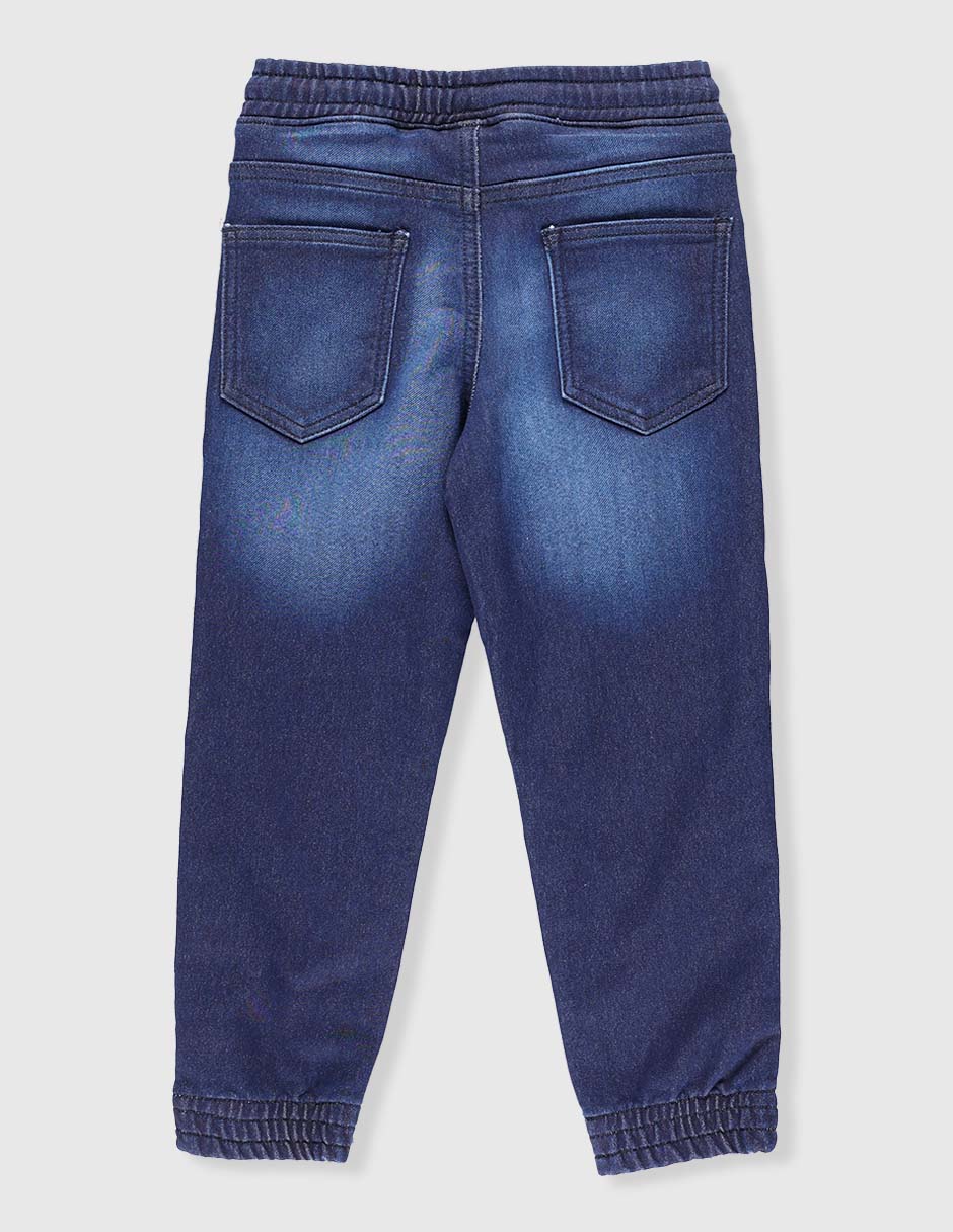 Jeans jogger slim para niño 5