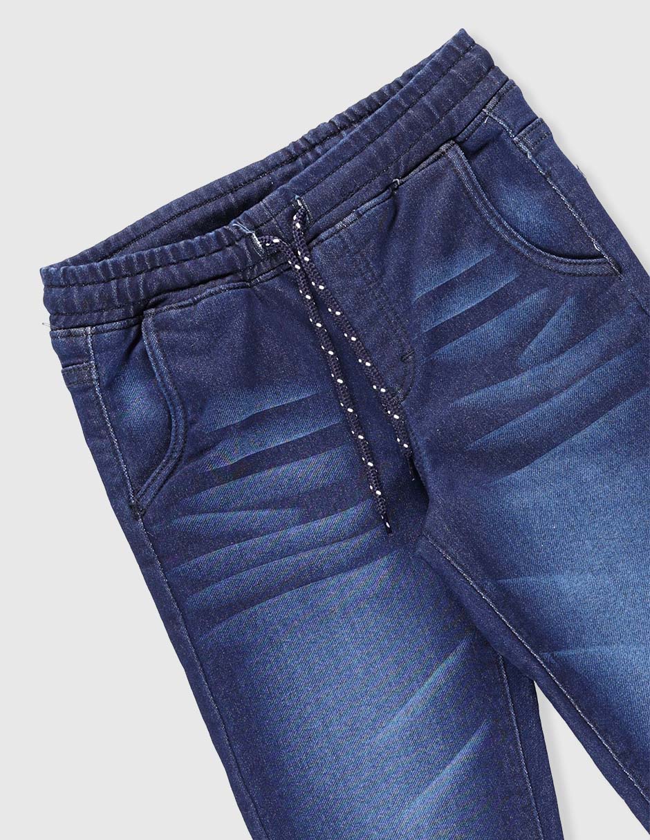 Jeans jogger slim para niño 6