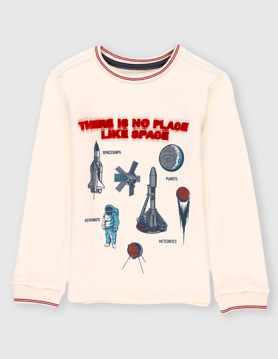 Playera manga larga para niño Playera manga larga para niño