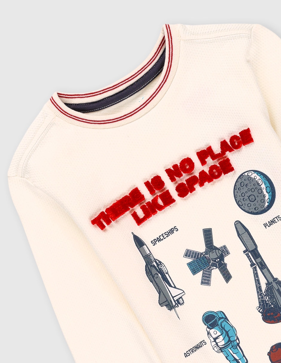 Playera manga larga para niño 3