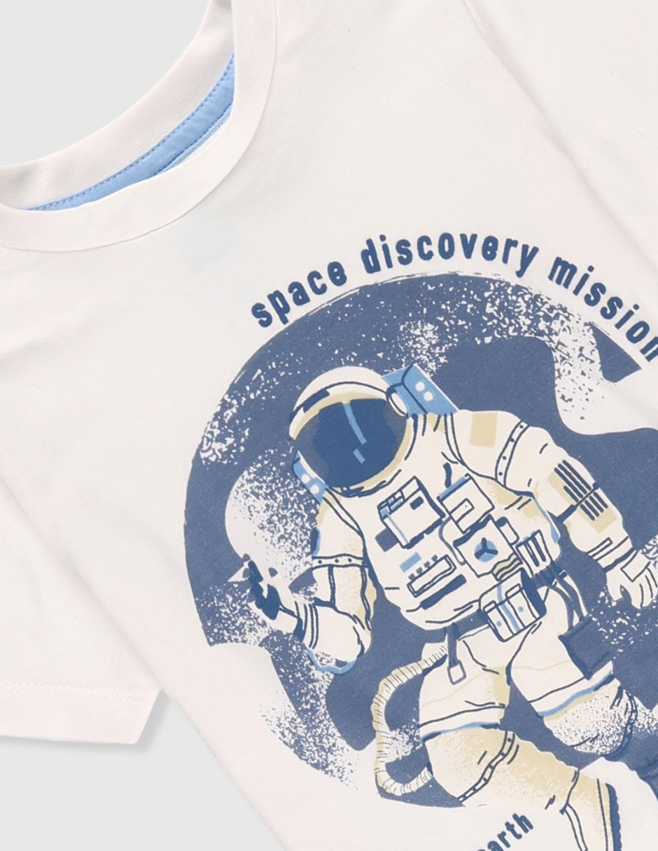 Playera manga corta para niño 6