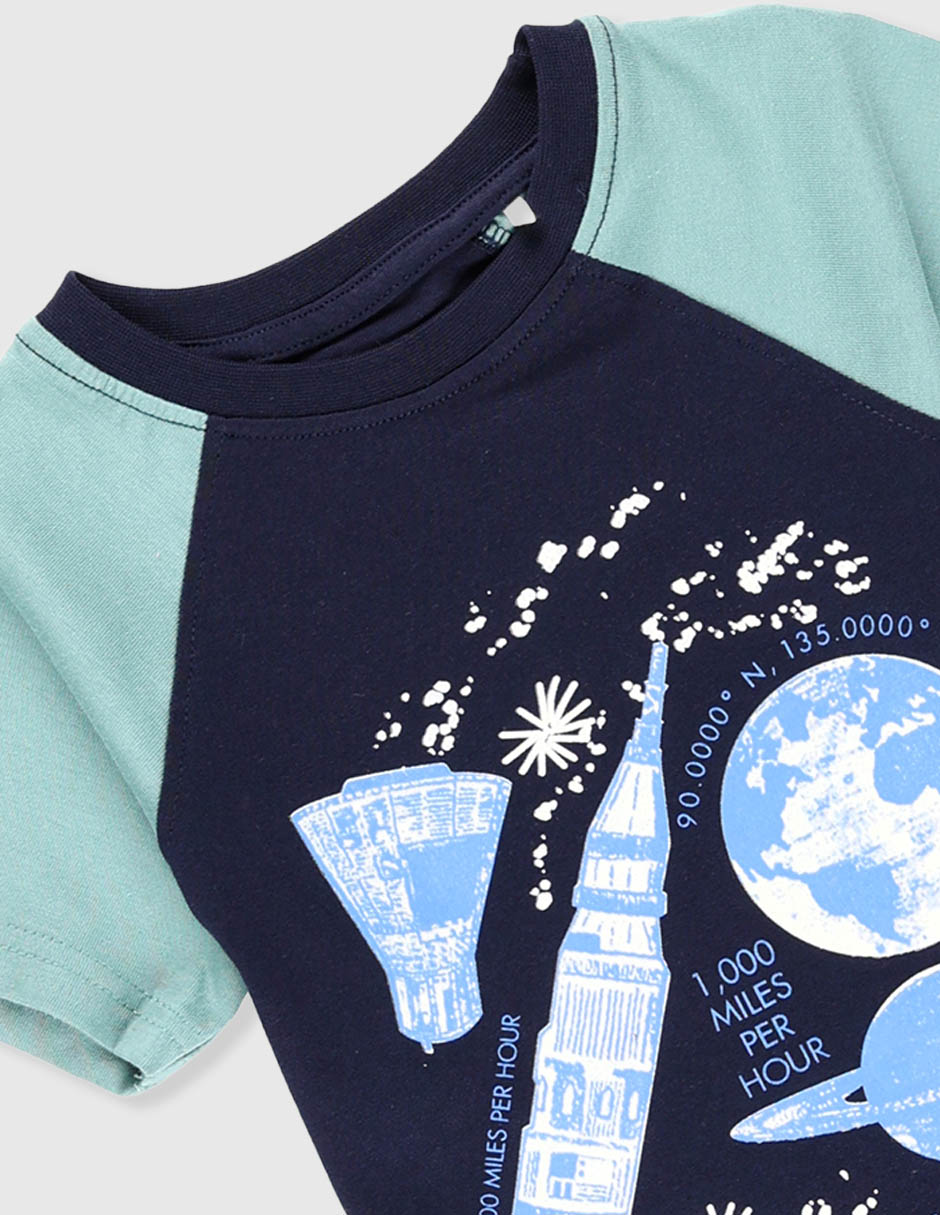 Playera manga corta para niño 6