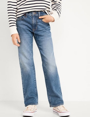 Jeans relaxed straight lavado medio para niño Jeans relaxed straight lavado medio para niño