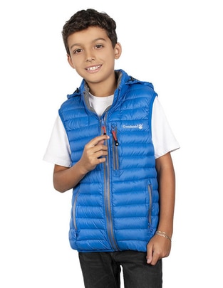 Chaleco greenlander con capucha para niño