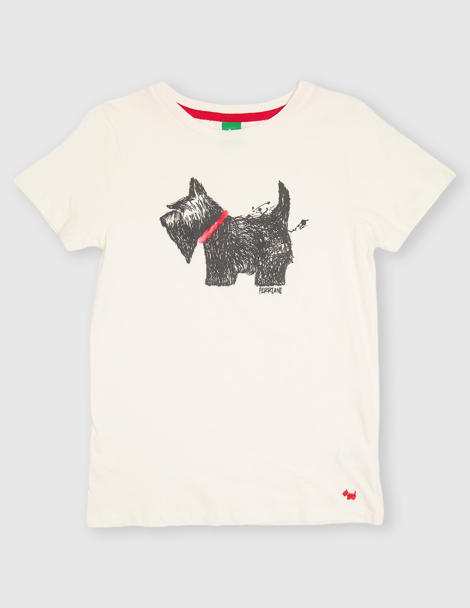 Playera manga corta para niño