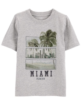 Playera manga corta para niño