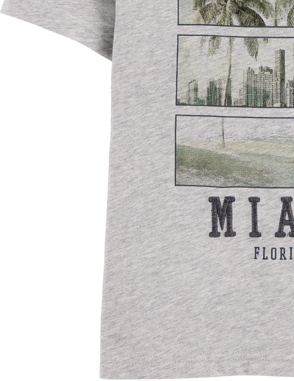 Playera manga corta para niño